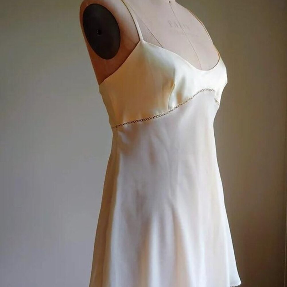 Victoria's Secret Robe and Gown Set Off-White Babydoll Wedding Lingerie - Large